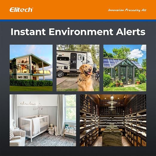 Elitech 4G Cellular RV Pet GPS Temperature Humidity Monitor Remote Data Logger - Image 8