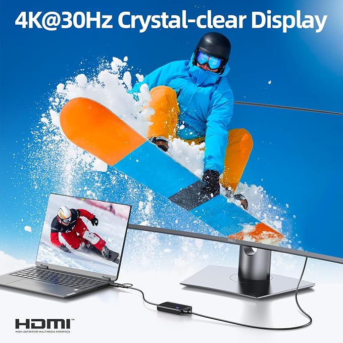 MOKiN USB 3.0 to Dual HDMI Adapter - Image 6
