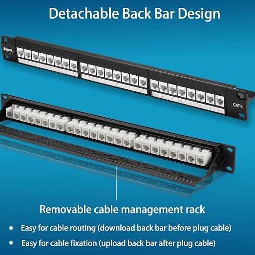 Rapink Patch Panel 24 Port Cat6 - Image 5