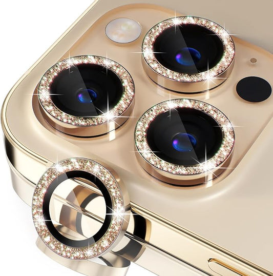 Misea for iPhone 14 Pro/iPhone 14 Pro Max Camera Lens Protector Bling, 9H by Misea