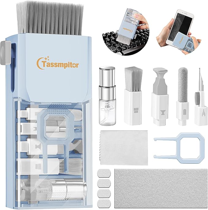 Keyboard Cleaner Laptop Cleaning Kit, Compact Keyboard Cleaning kit by Tassmpitor