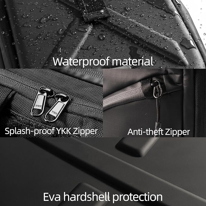 Besnfoto Hardshell Camera Backpack, DSLR SLR Mirrorless Camera Bag Waterproof - Image 8