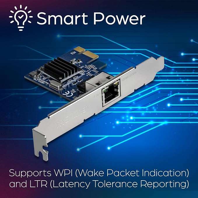 TRENDnet 2.5GBase-T PCIe Network Adapter, TEG-25GECTX, Converts a PCIe 2.0 or - Image 4
