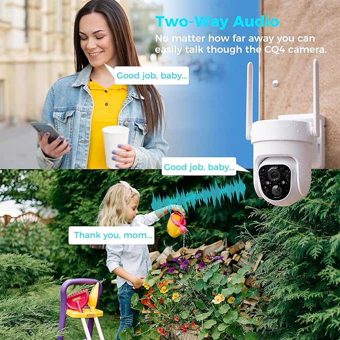 Vicohome 2CQ4 2K AI Solar Security Camera Wireless Outdoor, Battery Powered Cam - Image 6