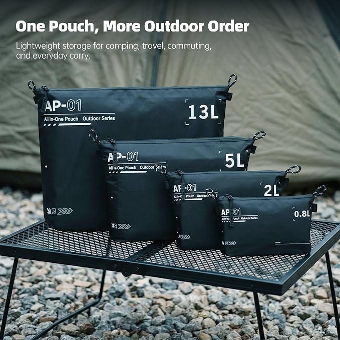 AMBITFUL AP-01 Water-Resistant Organizer Pouch, Ultra-Light Travel Storage Bag - Image 2
