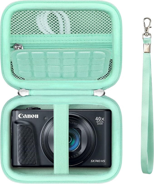 Hard Carrying Case for Canon PowerShot SX740 HS/ELPH 360 HS/ SX730 HS/ SX720 by Supmay