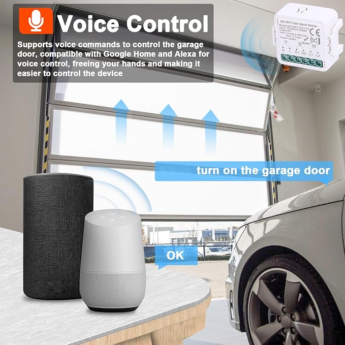 Fafeicy Smart Garage Door Opener Module - Image 6
