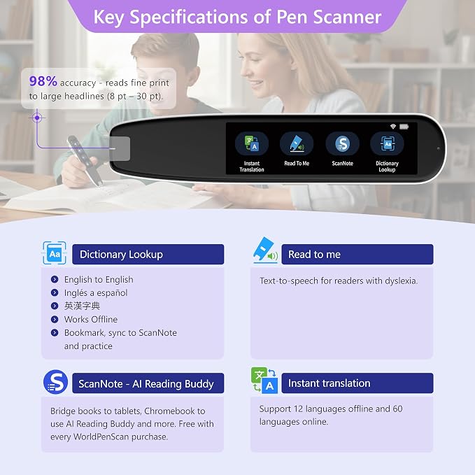 WorldPenScan AI Reader – Reading Pen - Image 8