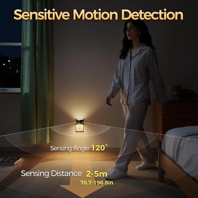 DORESshop LED Night Light, Night Lights Plug into Wall, 3 Color Temperatures - Image 3