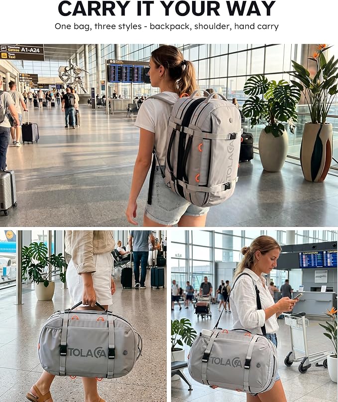 Tolaccea Travel Laptop Backpack - Image 2