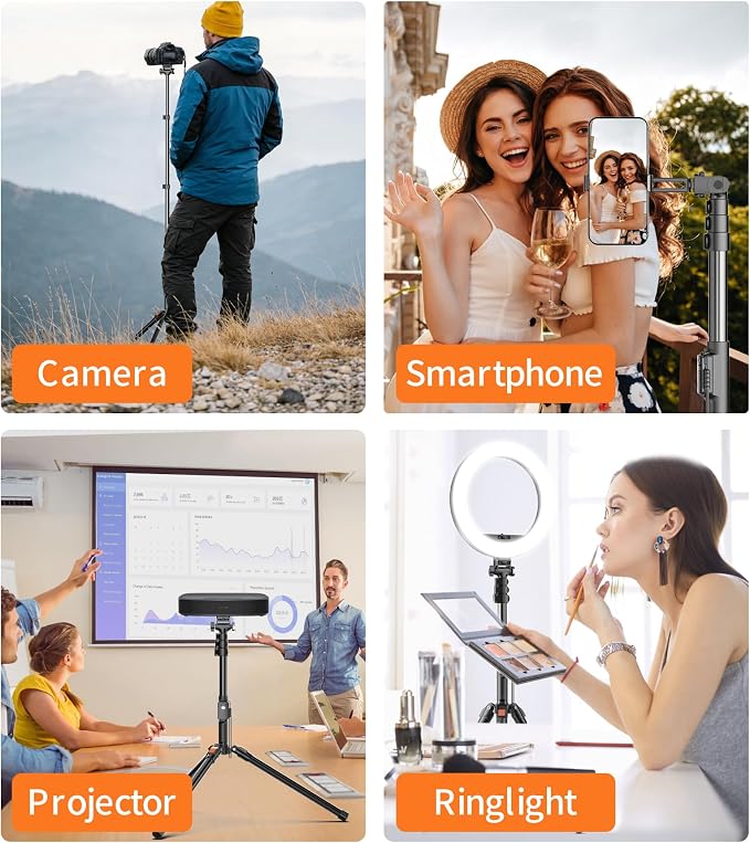 XXZU 74" Magnetic Phone Tripod - Image 8