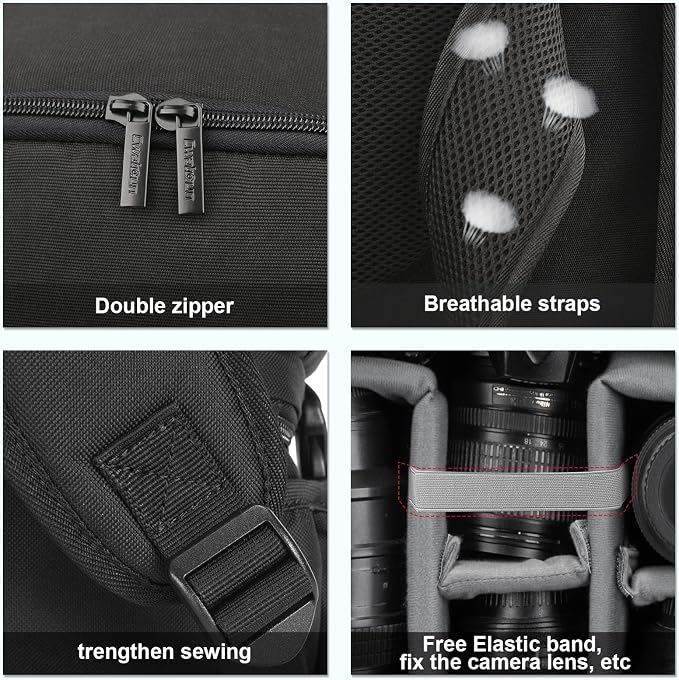 Cwatcun Camera Backpack Trolley Case Bag - Image 9