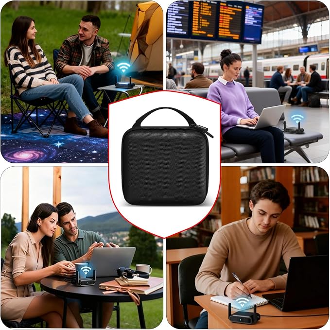 Portable Travel Router Case for TP-Link Roam 7 BE3600 / Roam 6 AX1500 AX3000 - Image 5