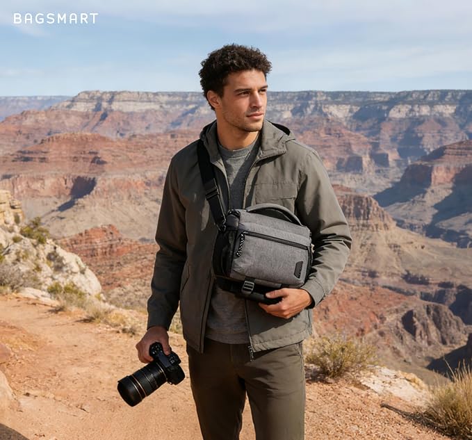 BAGSMART Small Camera Sling Bag - Image 7