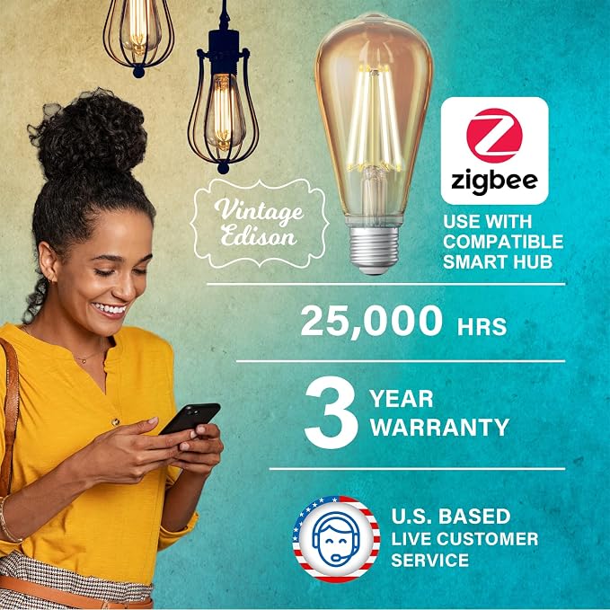 Sengled Zigbee Smart Light Bulbs, Smart Hub Required, Work - Image 2