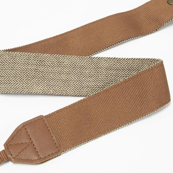 TENOC Vintage Camera Strap 1 Pack, Canvas Herringbone Neck Shoulder Strap - Image 5