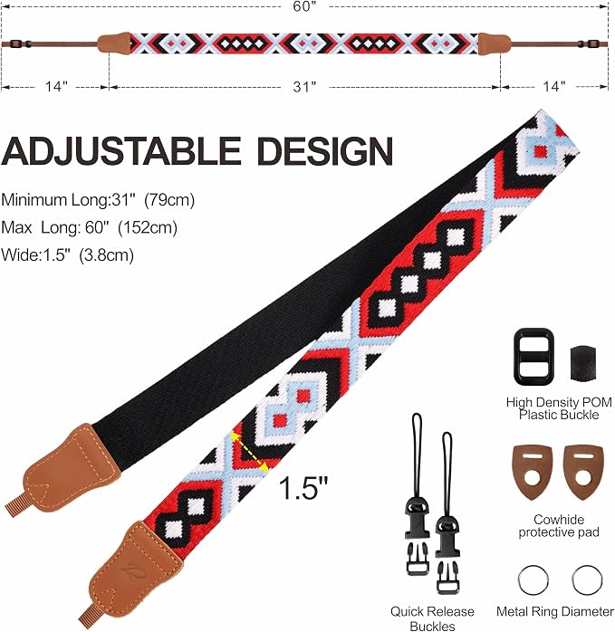 Padwa Lifestyle Diamonds Camera Strap - Image 6
