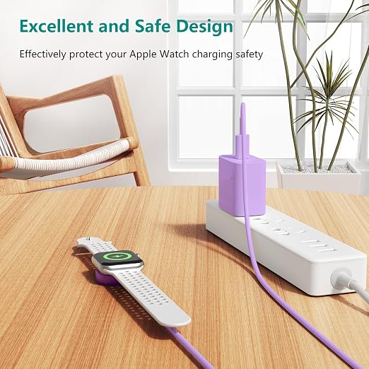 2Pack for Apple Watch Charger Cable, Magnetic Fast Charger to USB-C Cable 3FT - Image 5