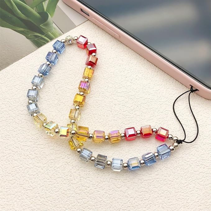 Beaded Camera Wrist Strap Cute Digital Camera Charm Lanyard Phone Chain - Image 6