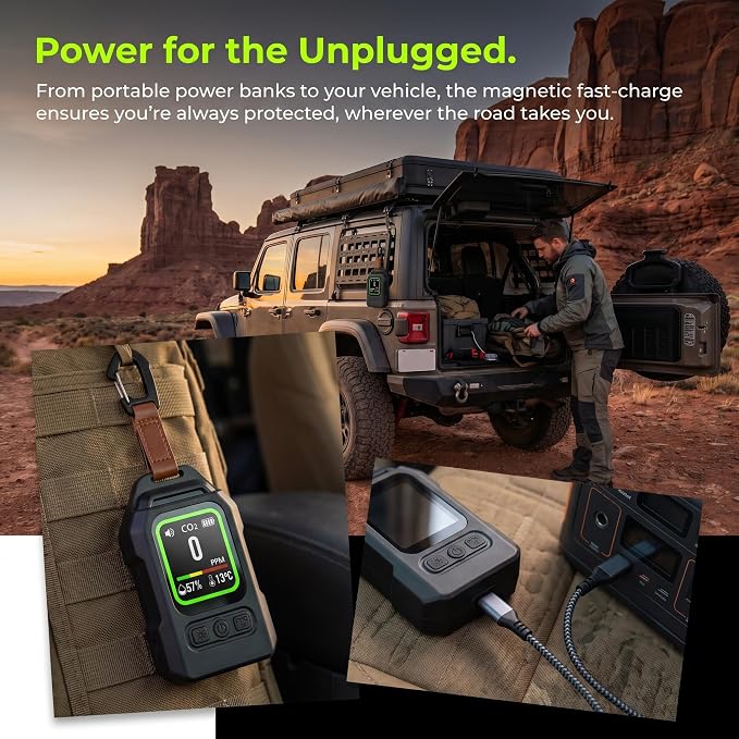Portable CO2 Detector, 4-in-1 Carbon Dioxide Detector - Image 6