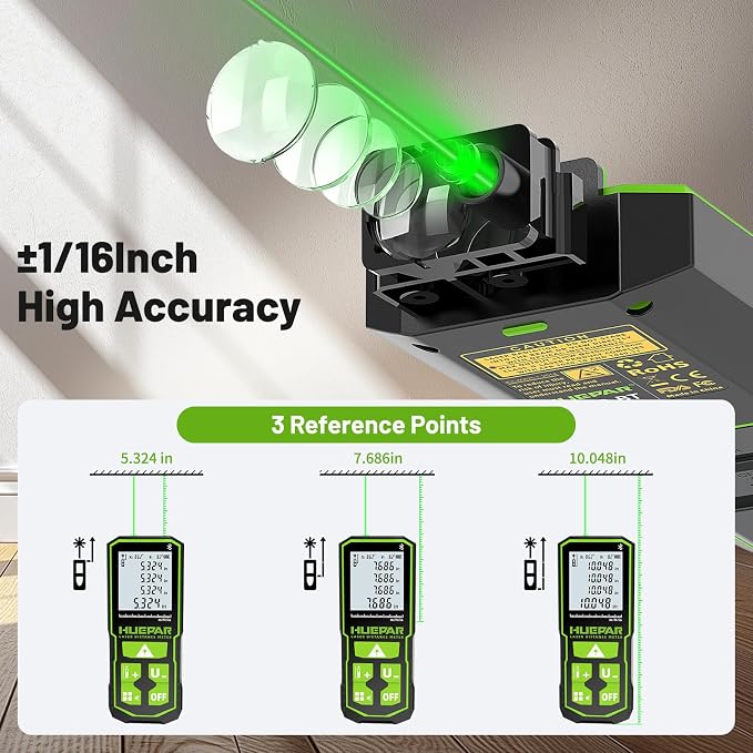 395FT Bluetooth Green Laser Measuring Tool - Image 5