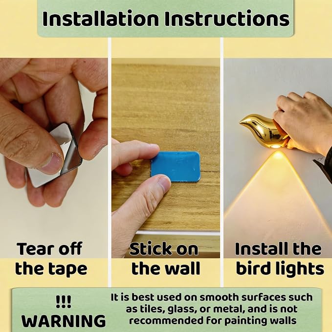 Cute Bird Night Light: Motion Sensor Lights Indoor - Image 3