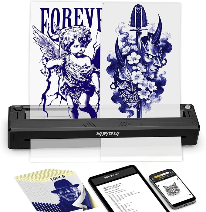 New Tattoo Stencil Printer by YIRIGUI