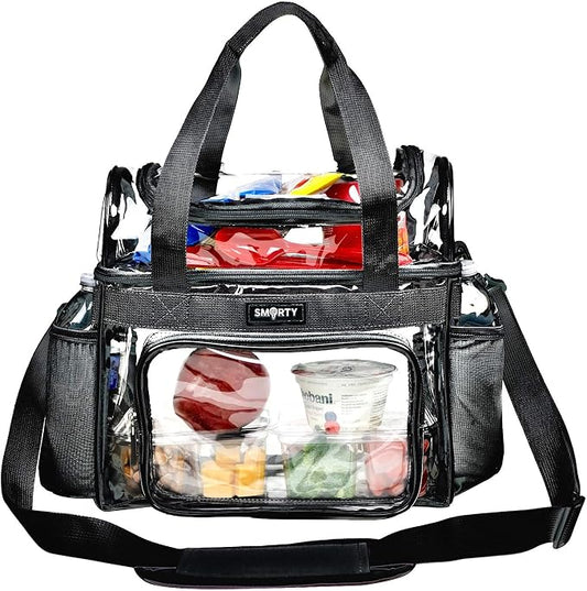 J.CARP Clear Bag Heavy Duty Backpack Durable Transparent See Through Bag by JCARP