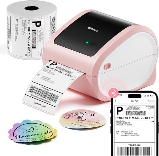 Bluetooth Shipping Label Printer by OmezizyLabelPrinter