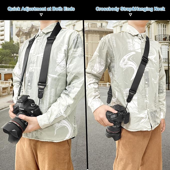 FIEIL Camera Strap with Quick Release Plate, Universal Camera Strap with Quick - Image 6