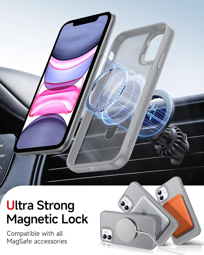 LeYi for iPhone-11 Case Gray, - Image 3