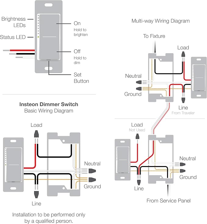 Insteon Smart Dimmer Wall Switch, 2477D - Image 6