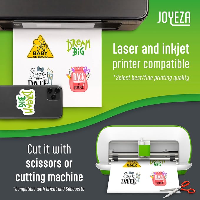JOYEZA Premium Printable Vinyl Sticker Paper - Image 3