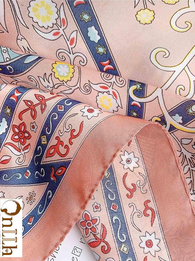 Silky Scarf for Women Lightweight Satin Bandanas Neck Hair Wrap For Sleeping - Image 5