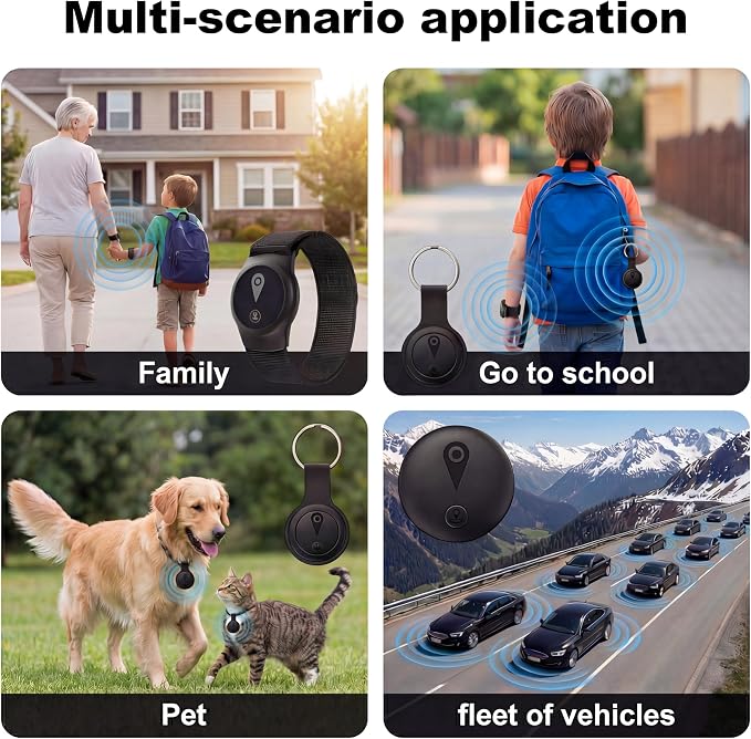 GPS Tracker for Kids, Real-Time GPS Tracking Device for Children w/Wearable - Image 7