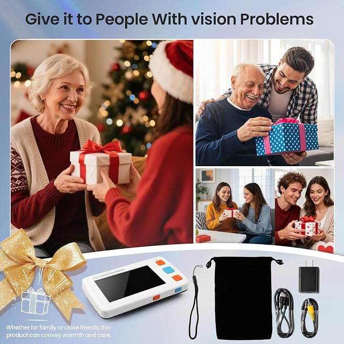 4.3" Digital Video Magnifier, 4X-32X Zoom Aid - Image 7