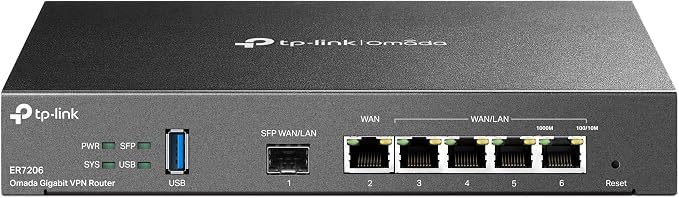 TP-Link ER7206 Multi-WAN Professional Wired Gigabit VPN Router Increased by TP-Link