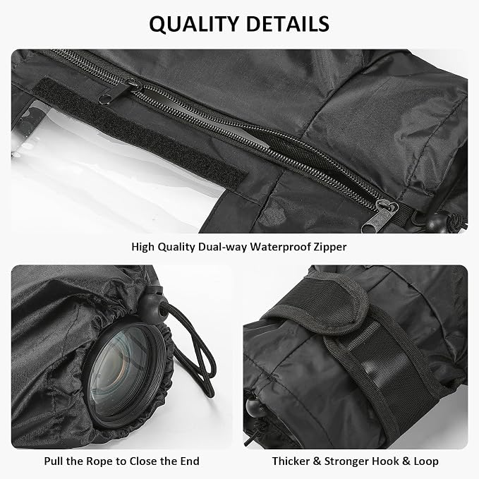 Professional Waterproof Camera Rain Cover, Universal DSLR Camera Protector - Image 5