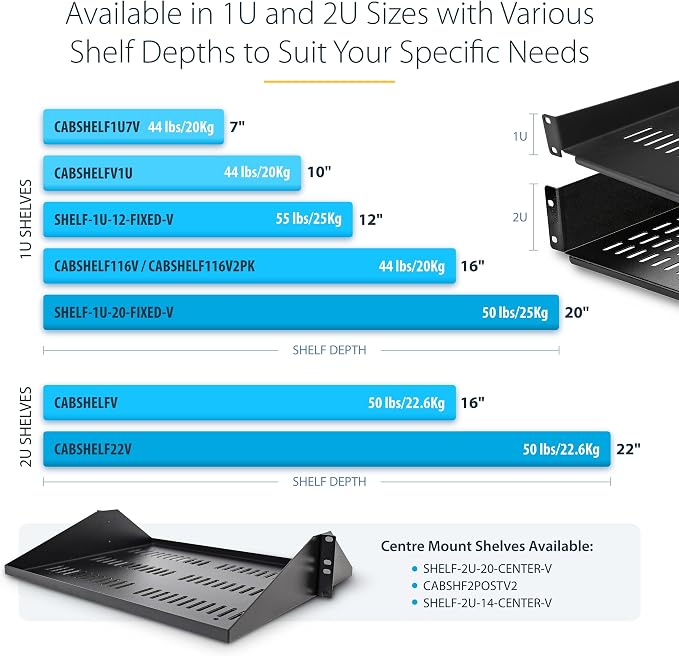 StarTech.com 1U Server Rack Shelf - Image 7