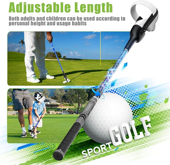 YOGES Adjustable Length VR Golf Club Handle Compatible - Image 2