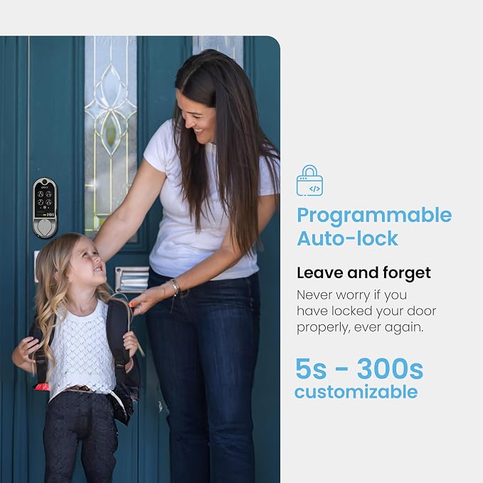 Lockly Vision Smart Lock with Camera, Video Doorbell Keyless Entry Door Lock - Image 7