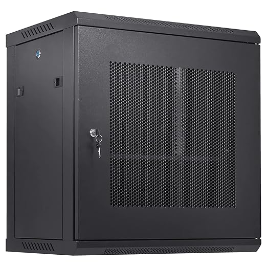 VEVOR 12U Wall Mount Network Server Cabinet, 15.5'' Deep, Server Rack Cabinet by VEVOR