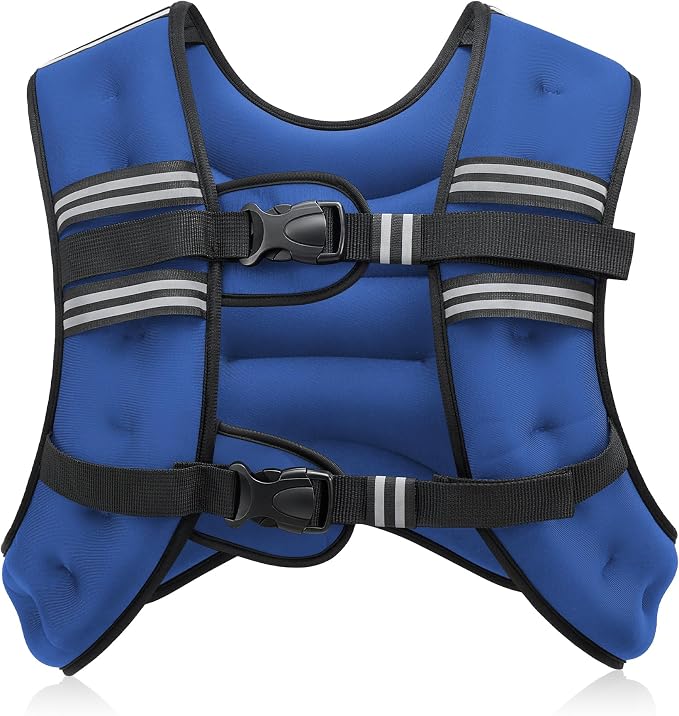 ZELUS Weighted Vest, 6lb/8lb/12lb/16lb/20lb/25lb/30lb Weight Vest by ZELUS
