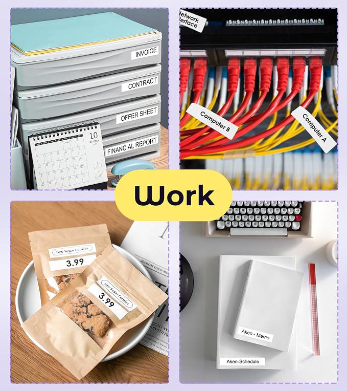 Vixic Label Maker Machine with Tapes, D210S Portable Label Maker, Label Maker - Image 7