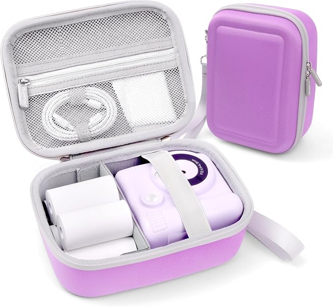 Krypthos Kids Instant Print Camera Case, Durable Protective Digital Video by KrypthosCase