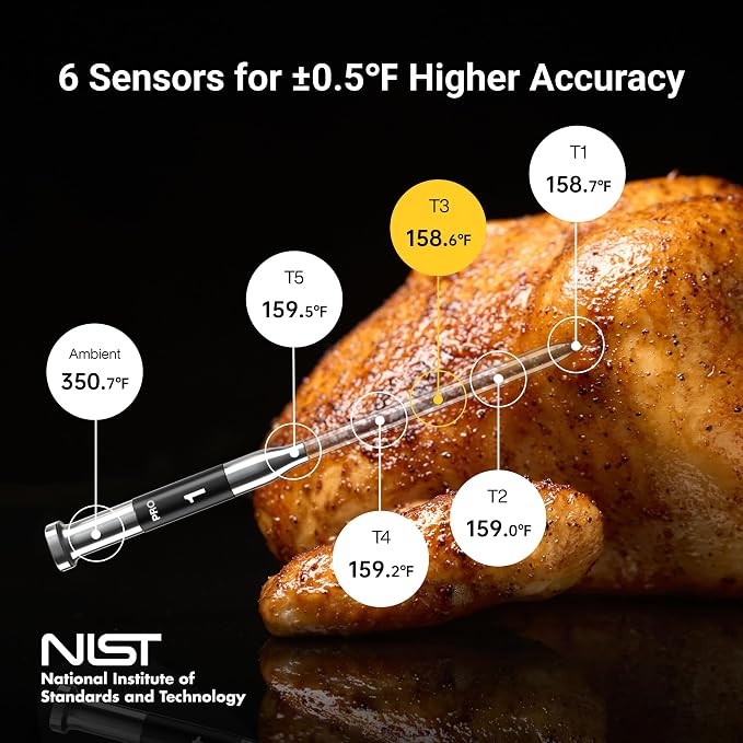 ThermoMaven Smart Bluetooth Wireless Meat Thermometer, 10X Enhanced Sub-1G - Image 6