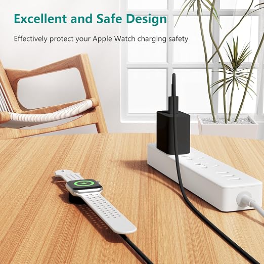 2Pack for Apple Watch Charger Cable, Magnetic Fast Charger to USB-C Cable 3FT - Image 5
