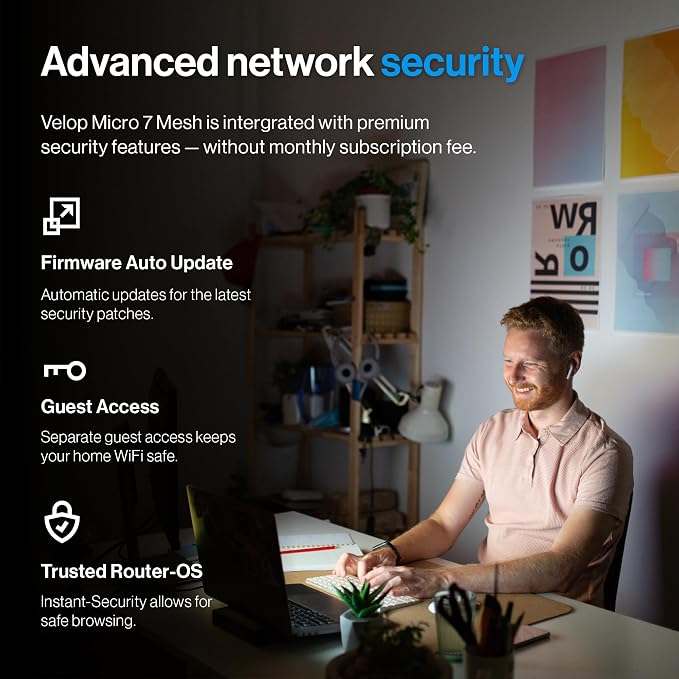 Linksys Velop Micro 7 Dual-Band BE5000 Wi-Fi 7 Mesh System | 4 WiFi Streams up - Image 4