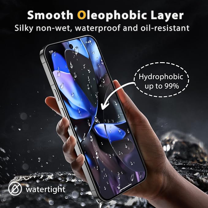 3 Pack for Google Pixel 9 Pro XL Screen Protector, 9H Tempered Glass, - Image 4