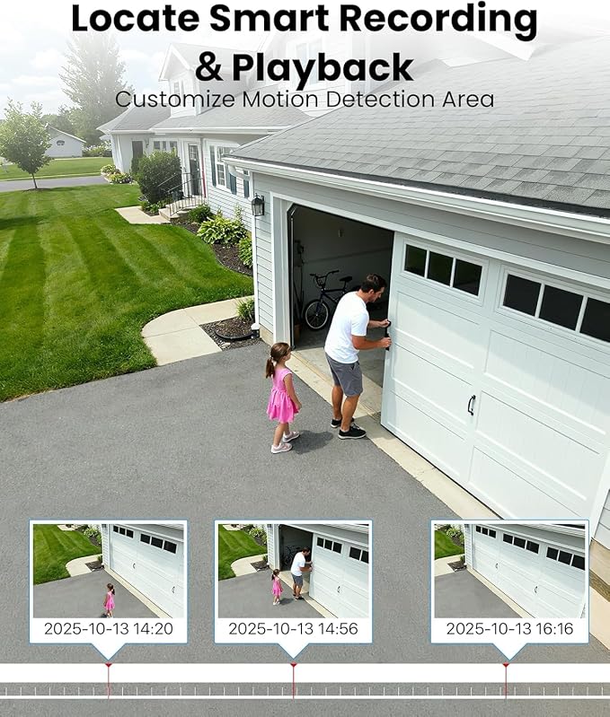 ZOSI 16CH H.265+ 1080P Home Security Camera System - Image 3